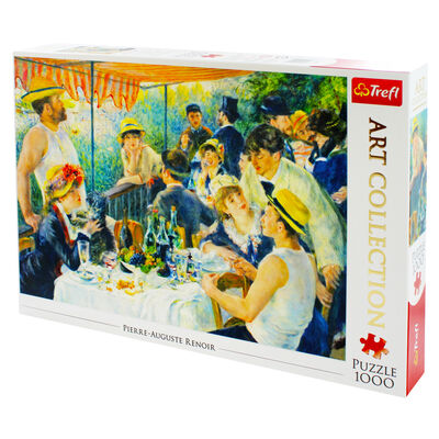 Luncheon of the Boating Party 1000 Piece Jigsaw Puzzle image number 3