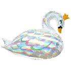 29 Inch Iridescent Swan Super Shape Helium Balloon image number 1