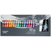 Crawford & Black 32 Acrylic Paints Set