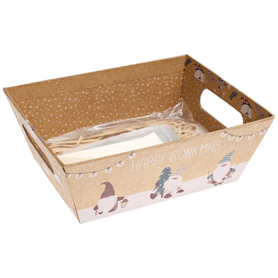 Fill Your Own Mini Christmas Hamper: Grey Gonk image number 1