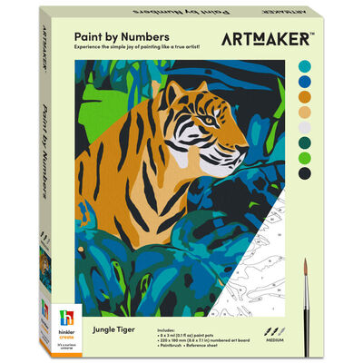 Paint By Numbers: Jungle Tiger image number 1