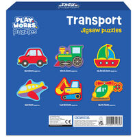 PlayWorks Transport Vehicles 4 in 1 Jigsaw Puzzles