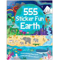 555 Sticker Fun: Earth