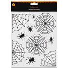 Halloween Spider Web Gel Window Stickers image number 1