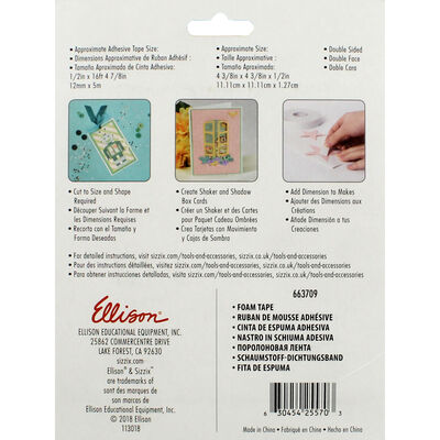 Sizzix Foam Tape - 5m image number 2