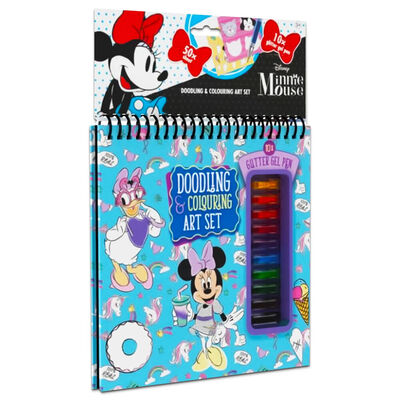 Minnie Mouse Doodling and Colouring Art Set image number 1