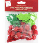 Make Your Own Felt Pom Pom Garland image number 1