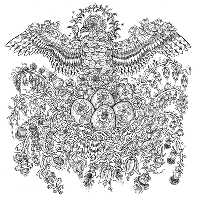 Flower Fantasy: A Colouring Journey Through Fantastic Florals image number 2