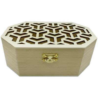 Geometric Wooden Box image number 1