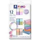 Fimo Soft Modelling Clay Pastel Colour Blocks: Set of 12 image number 1