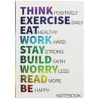 A5 Flexi Think Positively Lined Notebook image number 1