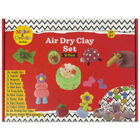 Air-Dry Clay Set: 58 Pieces