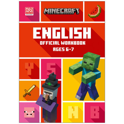 Minecraft English Ages 6-7: Official Workbook image number 1