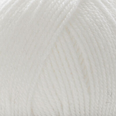 Bonus DK: White Yarn 100g image number 2