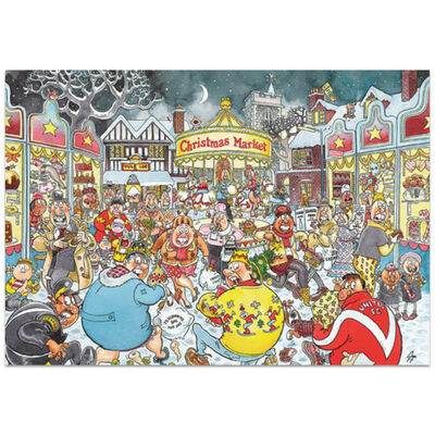 Wasgij Christmas 6 A Very Merry 1000 Piece Jigsaw Puzzle image number 2