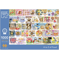 A to Z of Food 1000 Piece Jigsaw Puzzle