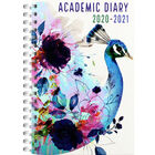 A6 Peacock Week to View 2020-21 Academic Diary image number 1