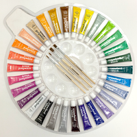 Crawford & Black Acrylic Paint Wheel Set: Pack of 35