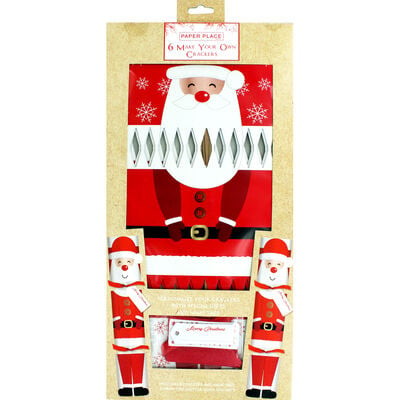 Make Your Own Santa Christmas Crackers - 6 Pack image number 1
