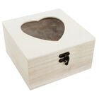 Large Wooden Heart Box image number 1