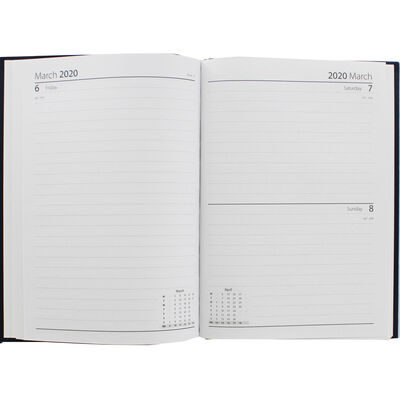 A5 Blue 2020 Day a Page Diary image number 2