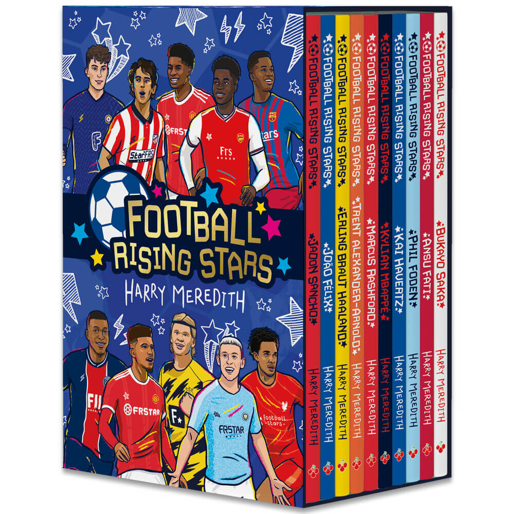 Football Rising Stars: 10 Book Box Set By Harry Mereditch | The Works