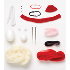 Festive Ice Skating Bear Needle Felting Kit image number 2