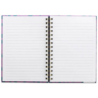 A5 Pink & Aqua Spotty Notebook image number 2
