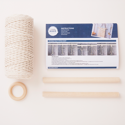 Simply Make: Macrame Wall Art Kit image number 2