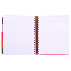 Flowers A4 Hardcover Wiro Notebook image number 2