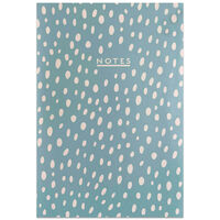 A5 Spotty Blue Notebook