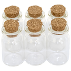 Glass Craft Bottles: Pack of 6 image number 1
