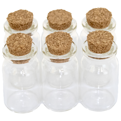 Glass Craft Bottles: Pack of 6 image number 1
