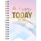A5 Be Happy Today Week to View 2020-21 Academic Diary image number 1