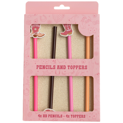 Western Pencils & Toppers: Pack of 4 image number 1