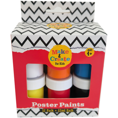 Poster Paints: Pack of 12 image number 1
