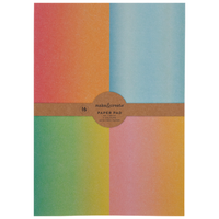 A4 Ombre Pastel Colour Paper Pad: Pack of 16
