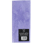 Lilac Glitter Tissue Paper - 6 Sheets image number 1