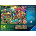 Merry Mushroom Village 1000 Piece Jigsaw Puzzle image number 3