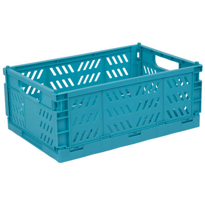 Stackable Storage Crate: Blue image number 1