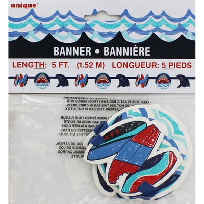 Shark Party Banner image number 1