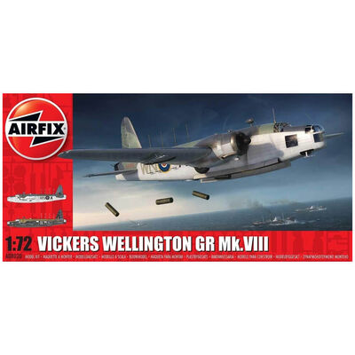 Airfix Vickers Wellington MK-VIII 1:72 Scale Model Set image number 1