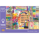 The Artist&rsquo;s Desk 1000 Piece Jigsaw Puzzle image number 1