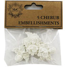 Resin Cherub Embellishments - 5 pack image number 1