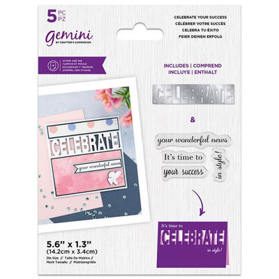 Gemini Success Stamps and Metal Die Set image number 1