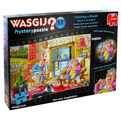 Wasgij Mystery 17 Catching a Break 1000 Piece Jigsaw Puzzle image number 1