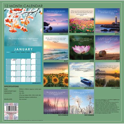 Psalms 2021 Calendar and Diary Set image number 2