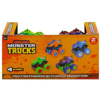 Dinosaur Monster Friction Trucks: Assorted