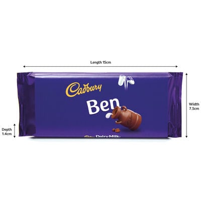 Cadbury Dairy Milk Chocolate Bar 110g - Ben image number 3