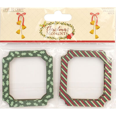 Christmas Moments Wooden Frames - 6 Pack image number 1